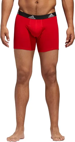 Vista 7 de adidas Calzoncillos tipo bóxer de algodón elástico para hombre, ropa interior suave y elástica, comodidad superior, paquete de 3