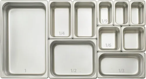Vista 3 de Winco Bandeja de vapor antiatascos, tamaño completo x 6 pulgadas
