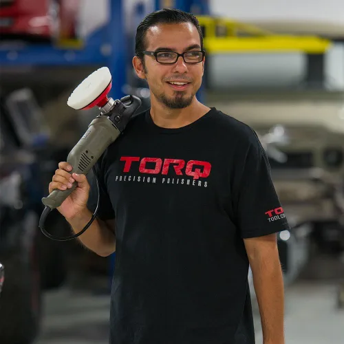 Vista 7 de Chemical Guys Torq BUF504 Pulidora giratoria de precisión, 1 paquete Powerful variable-speed rotary polisher cuts deep swirls and oxidation for