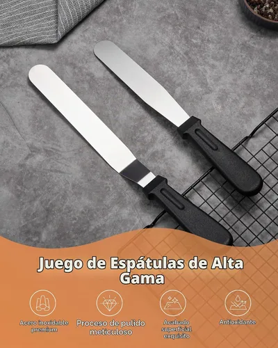 Vista 6 de Kootek Kit de decoración de pasteles de aluminio 180, herramientas