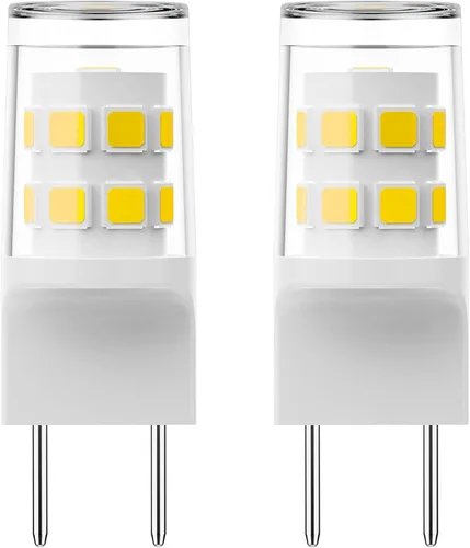 Vista 10 de Bombilla LED G8 regulable, bombilla de microondas de 120V 50W de repuesto para campana extractora de microondas GE, bombilla de luz para cocina Luz