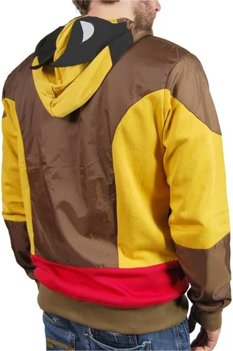 Vista 3 de Marvel de los hombres café Wolverine Costume Sudadera con Capucha para Hombre