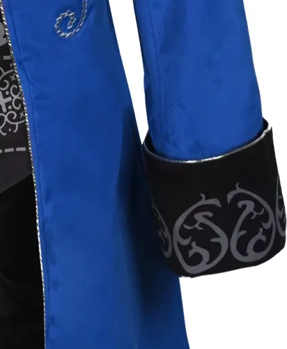 Vista 6 de Esmoquin medieval steampunk, disfraz de rendimiento, ropa de hombre de Halloween, chaqueta gótica