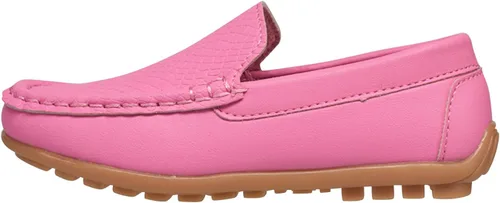 Vista 4 de CoXist Mocasines de cuero sin cordones para niños y niñas
