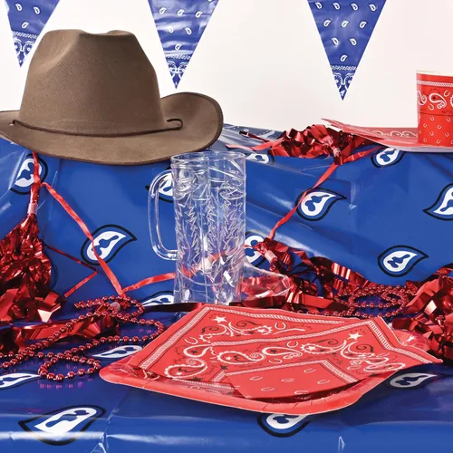 Vista 4 de Cowboy Bandana Beverage Servilletas: Paquete de 16