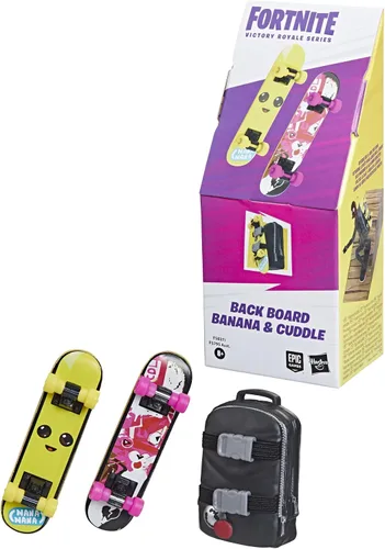Vista 4 de Fortnite Victory Royale Series Banana and Cuddle Board Rider Set Skateboard - Juego de accesorios coleccionables