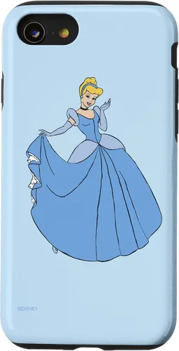 Vista 18 de Disney Funda para iPhone 17 con diseño de princesa Cenicienta en azul