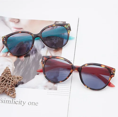 Vista 5 de EYEGUARD Lentes de sol de lectura bifocales con protección UV400 para mujer, cómodos y elegantes lentes de lectura
