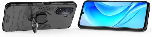 Vista 3 de Funda para Huawei Nova Y70 Caso, Funda para Huawei Nova Y70 Plus, Soporte de montaje magnético para Huawei Nova Y70 MGA-LX9 Case Negro