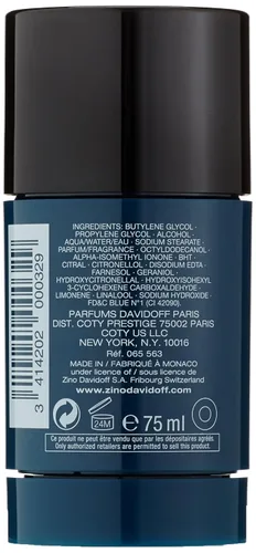 Vista 2 de Davidoff Cool Water Men's Deodorant Stick – With Notes of Coriander, Mint, Lavender & Amber – 2.5 fl oz.