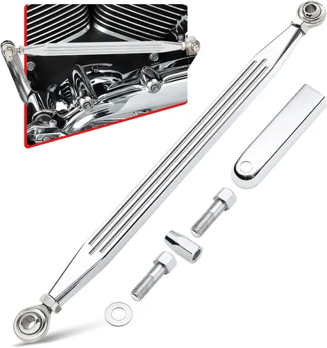 Vista 9 de Amazicha Engranaje de palanca de cambios para motocicleta, color negro, compatible con Harley Davidson Softail Dyna Touring Street Glide Electra