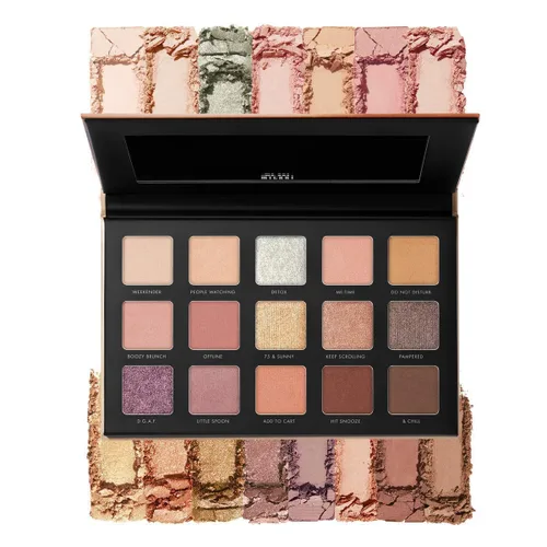 Vista 7 de Milani - Paleta de sombras de ojos doradas - 15 colores altamente pigmentados mate brillo sombra de ojos paleta de maquillaje