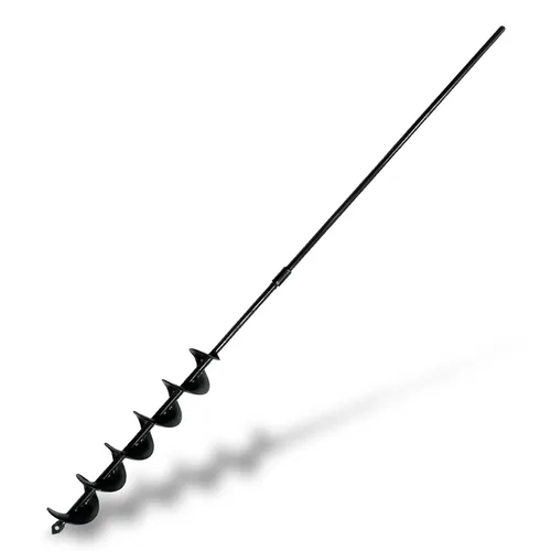 Vista 10 de TCBWFY Broca de taladro de jardín para plantar de 1.6 x 16.5 pulgadas y 3.5 x 16 pulgadas, herramienta de maceta resistente para cavar agujeros