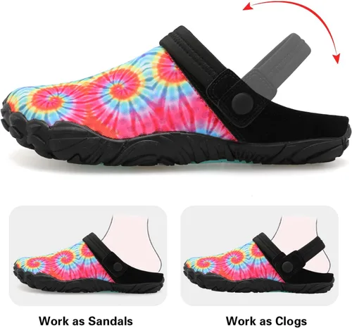 Vista 3 de Besroad Sandalias de senderismo al aire libre, zapatos deportivos de agua, zapatillas de moda, pantuflas clásicas para mujeres y hombres