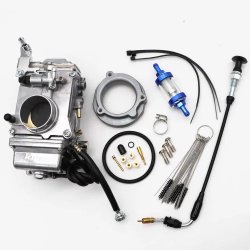 Vista 5 de KIPA Carburador para Mikuni HSR42 HSR 42mm Compatible con Evo Evolution Twin Cam Glide Dyna Super Wide Lower Rider Disc Glide Fatboy Heritage