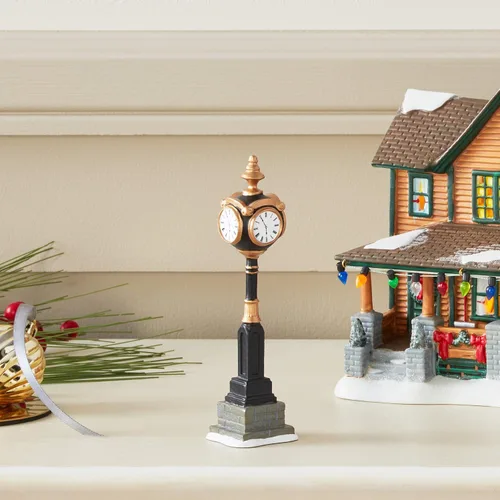 Vista 4 de Department 56 Accesorios para Villages Uptown Clock - Figura accesoria de reloj, 5.55 pulgadas