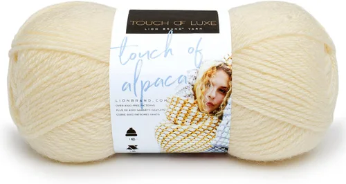 Vista 16 de Lion Brand Yarn Hilo Touch of Alpaca (1 madeja), color negro