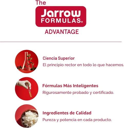 Vista 8 de Jarrow Formulas Folato de metilo extra fuerte 400 mcg, suplemento dietético para apoyo de salud cardiovascular y neurológica, 60 cápsulas vegetales