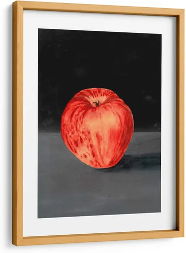 Vista 9 de Canvas Lab Fruit on Shelf I by Naomi McCavitt 11 x 15 in Fine Art Framed Print, Frame Color: Black, With Mat Botanical, Floral, Nature