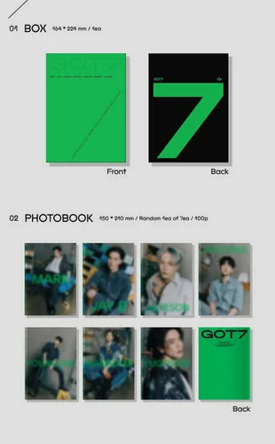 Vista 2 de GOT7 - GOT7 Mini álbum MARK Ver. + 1ea TIENDA TARJETA DE REGALO K-POP SELLADA