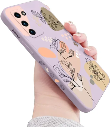 Vista 7 de Doowear Funda para Galaxy S20 FE para mujeres y niñas, protector de lente de cámara de hojas de plantas lindas, protector de lente de cámara de TPU