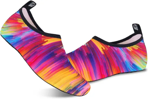Vista 3 de WateLves - Zapatos acuáticos para hombre, mujer y niños, calcetines de agua de secado rápido, para playa, natación, surf, yoga, ejercicio