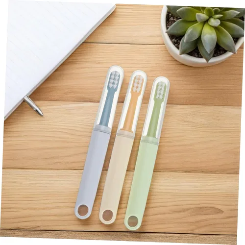 Vista 5 de PET Toothbrush Set, Double Headed Gentle Cleaning, 3pcs ABS Tpr