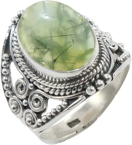 Vista 8 de Anillo de Plata Esterlina 925 para Mujeres con Piedra Preciosa Natural, Anillo de Compromiso de Plata Esterlina, Piedra Natal de Junio con Engaste