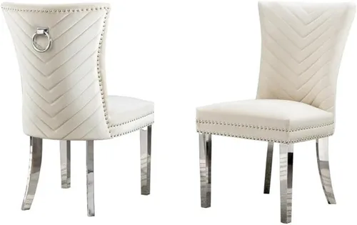 Vista 6 de Best Quality Furniture SC360-367 Sillas de comedor, negro/dorado