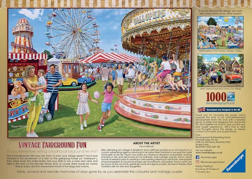 Vista 3 de Ravensburger Rompecabezas vintage de 1000 piezas para adultos y niños a partir de 12 años