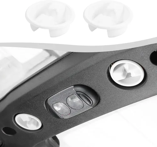 Vista 12 de Cubierta decorativa de tornillo para perilla de montaje en techo para Jeep Wrangler JK JKU 2/4 puertas 2007-2018, accesorios interiores (azul)