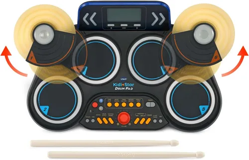 Vista 3 de VTech Kidi Star - Almohadilla de tambor, negra