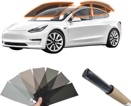 Vista 20 de MotoShield Pro – Tinte de cerámica de calidad superior, precortado, para todos los vehículos con control de calor superior, bloquea el 99% de rayos