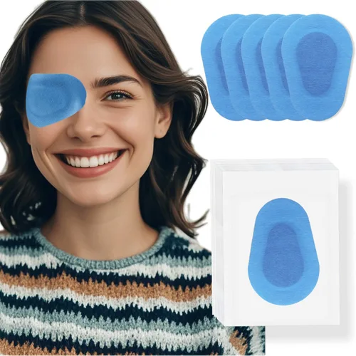 Vista 8 de Paquete de 20 parches adhesivos para los ojos para niños - Parche médico transpirable para los ojos para tratamiento de ambliopía (ojo perezoso)