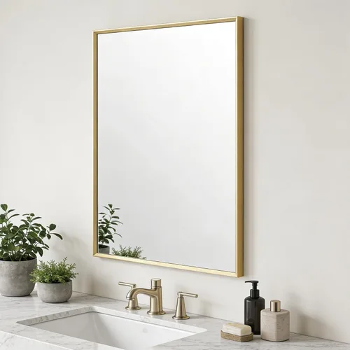 Vista 15 de BOMINICA Espejo de Pared Rectangular Enmarcado Decorativo 12" x 16" para Baño, Sala de Estar, Tocador, Negro