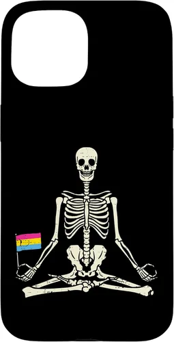 Vista 6 de Skeleton Yoga Pansexual Flag Yogi Asana Pan Pride LGBT Gift Case for iPhone 17