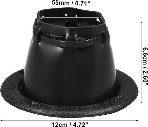 Vista 3 de X AUTOHAUX 4.7 in 4.72 "barco marino cambio de dirección Cable de arranque fuelle protector para coche barcos yates barcos arnés botas negro