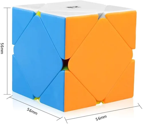 Vista 2 de D-FantiX Juego de cubos de velocidad y QYTOYS Qicheng Skewb Cube