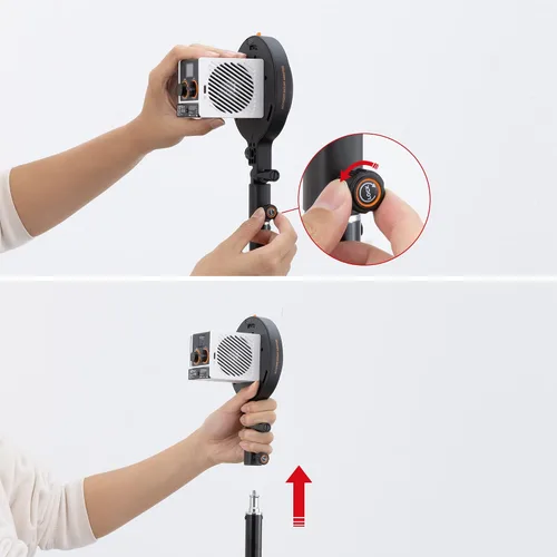 Vista 7 de ZHIYUN Adaptador de montaje Bowens A con soporte ZY para luz G60