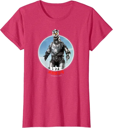 Vista 42 de Godzilla Mechagodzilla 1975 Icons of Toho T-Shirt Asphalt Grey