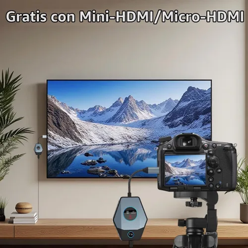 Vista 9 de Kit de transmisor inalámbrico USB C y receptor HDMI, extensor inalámbrico USB-C a HDMI, portátil 4K 1080P Full HD 2.4/5G 328 pies para transmisión