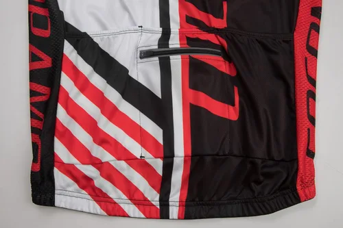 Vista 5 de Coconut Ropamo CR Mens Cycling Jersey Set Road Bike Jersey Zipper Pocket Bib Shorts with 4D Padded Cycling Clothing Set