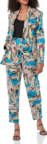 Vista 3 de TEREA Pantalones de cintura recogida Trinity para mujer