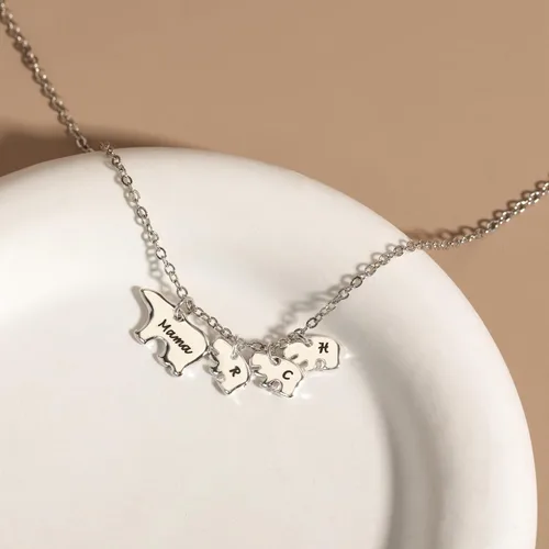 Vista 2 de MignonandMignon Mothers Day Mama Bear and Baby Bear Necklace Gift for Women Mom - SMBN