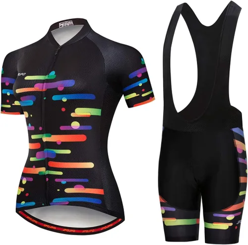 Vista 29 de Mujeres Ciclismo Jersey Conjunto Verano Ciclismo Ropa MTB Jersey Set Secado Rápido Transpirable Verano Bicicletas Uniformes 1