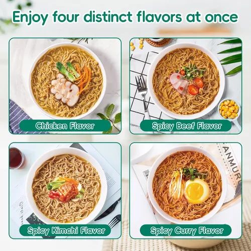 Vista 6 de VOLO VERO Tazas de fideos ramen instantáneos con alto contenido
