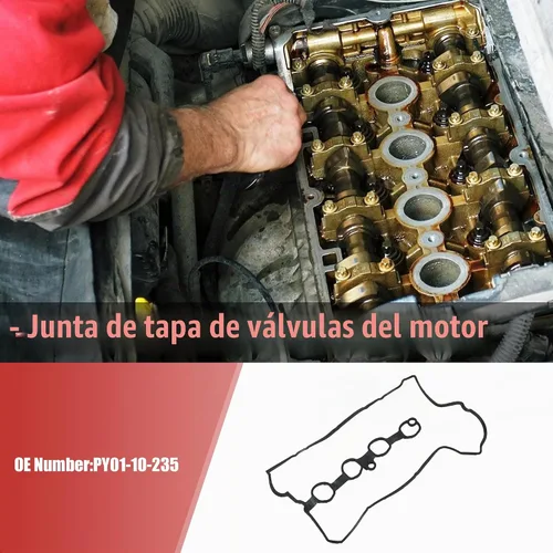 Vista 2 de X AUTOHAUX Junta de tapa de válvula de motor PY01-10-235 para Mazda 3 6 CX