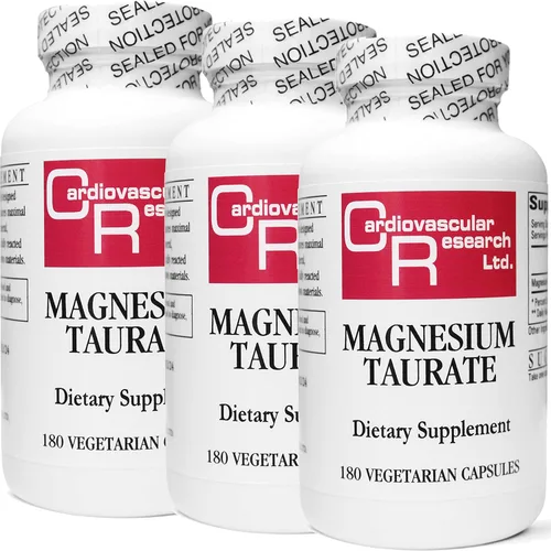 Vista 5 de Cardiovascular Research Taurato de magnesio - 125 mg de magnesio elemental -120 unidades (60 x 2)