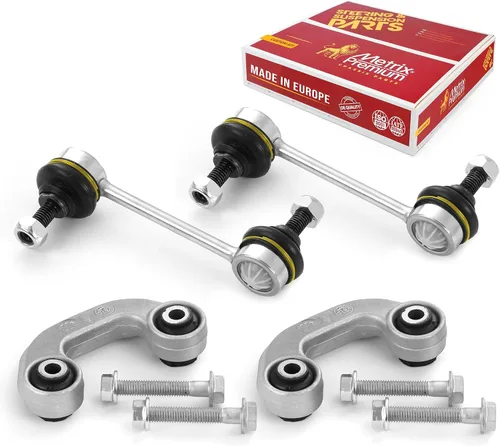 Vista 28 de Metrix Premium Chassis Parts - Kit de 4 piezas de barra estabilizadora delantera y trasera con enlace de extremo de barra estabilizadora para Ford