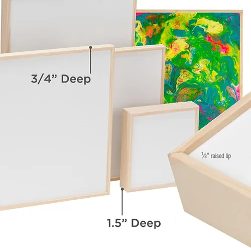 Vista 7 de Da Vinci Pro Liquid Art Panel de 3/4" de profundidad, 10x10